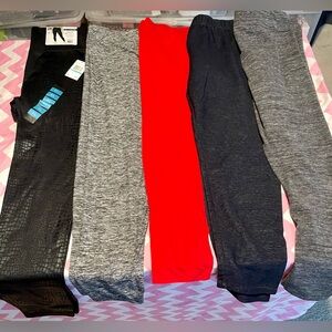 5 PAIRS OF LEGGINGS XL
